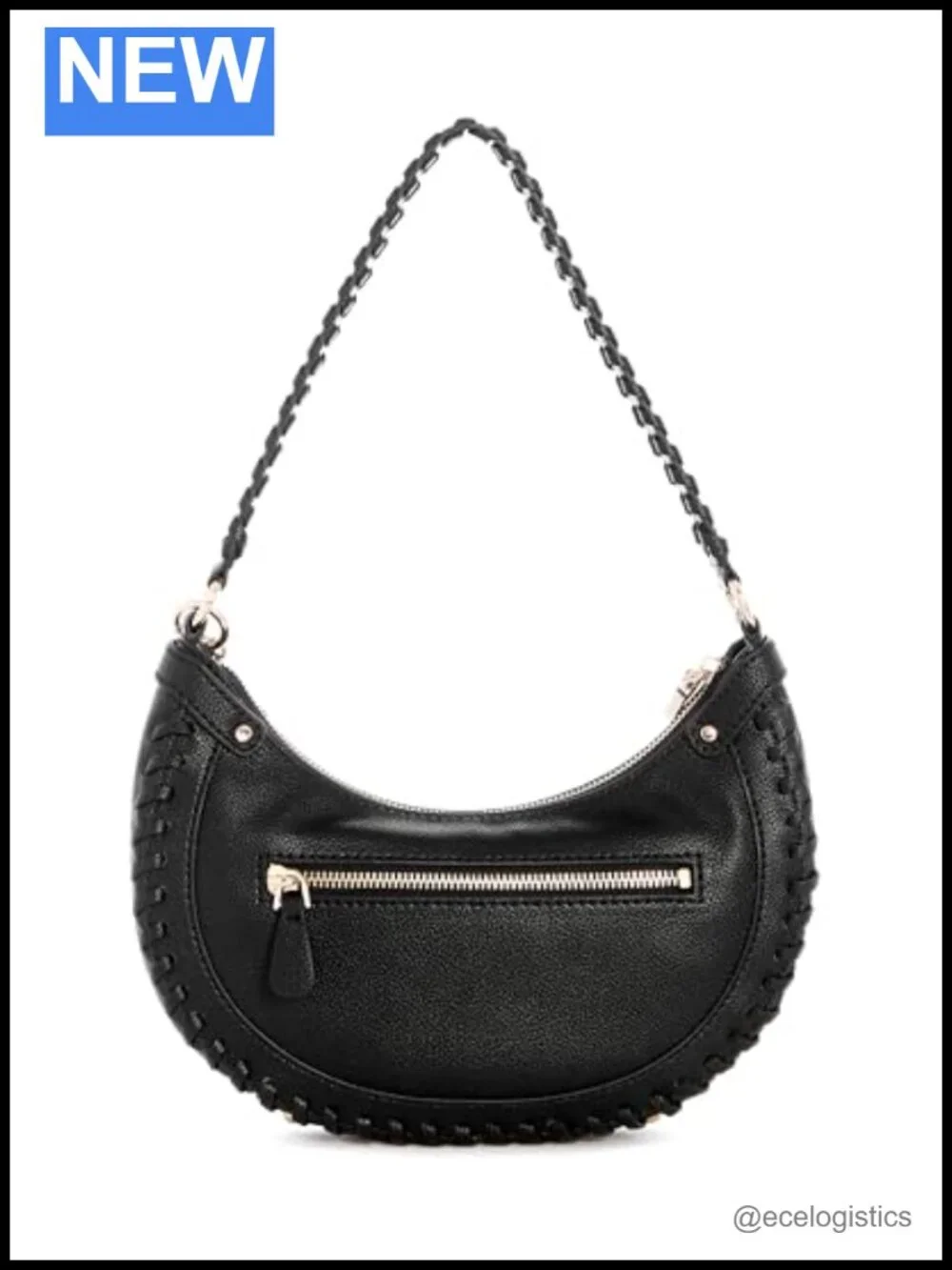 Hobo Shoulder Bag with Interior Zip Pocket